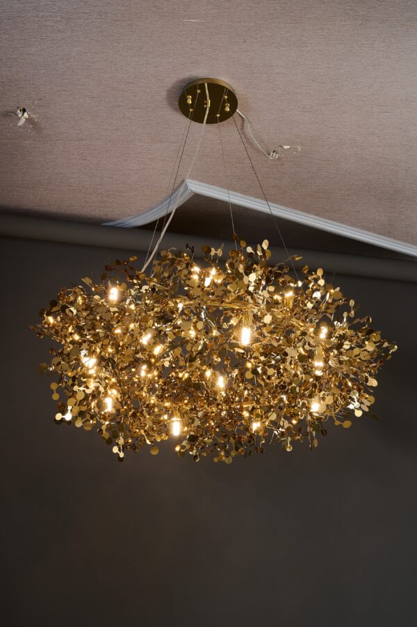 Golden Blossom Chandelier 800MM