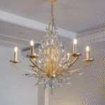 Luxury Golden Crystal Chandelier 6 Lights