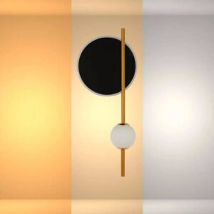 Orbit Glow LED Wall Light – Decorative Dual-Tone Fixture