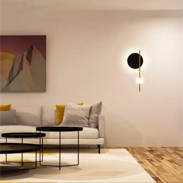 Orbit Glow LED Wall Light – Decorative Dual-Tone Fixture - Image 3