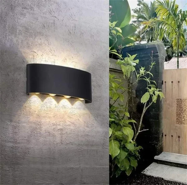 4+4 Up Down LED Decorative Waterproof Outdoor Wall Light - Image 4