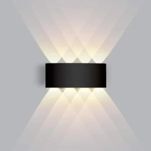 4+4 Up Down LED Decorative Waterproof Outdoor Wall Light